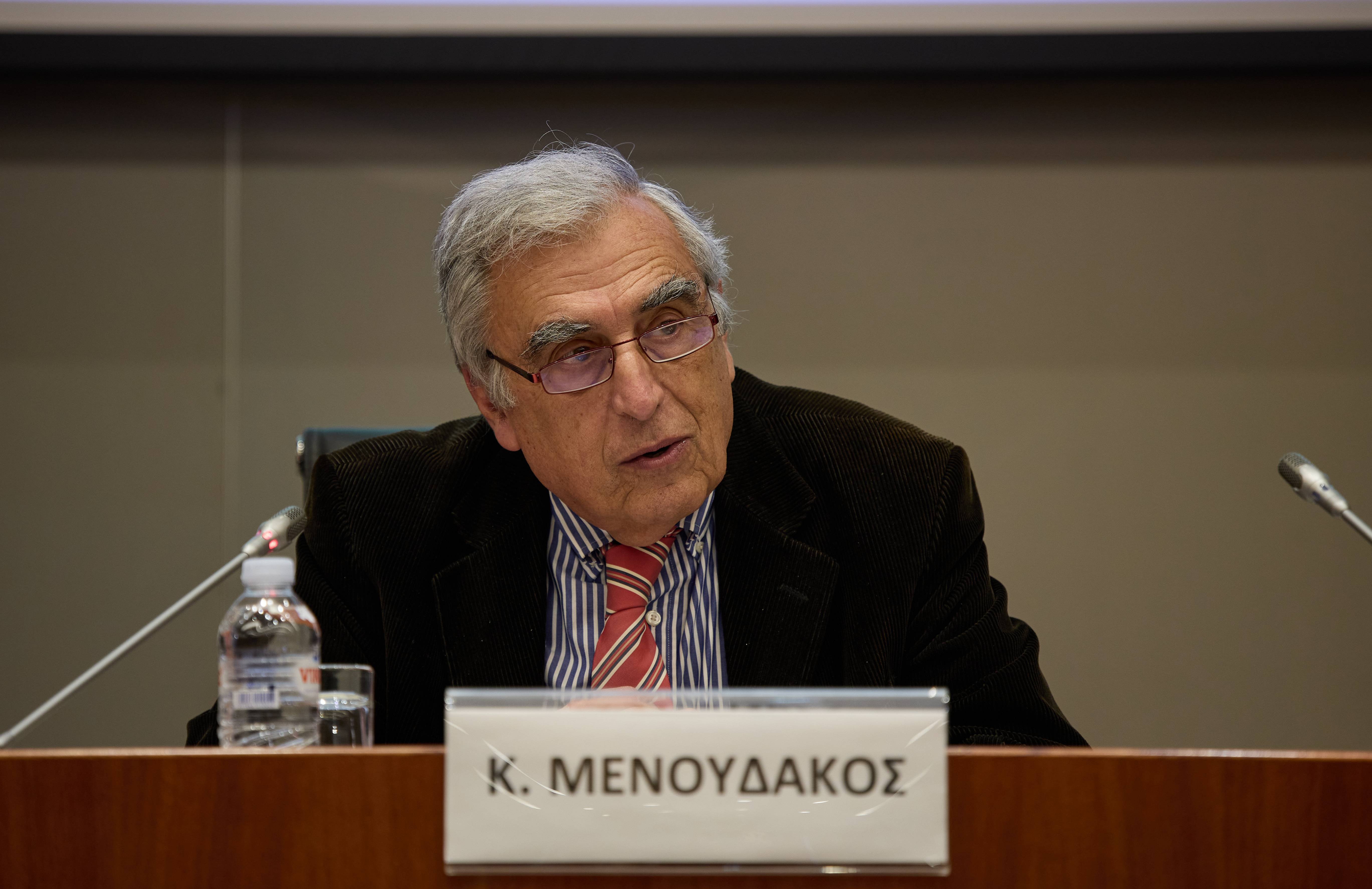 President of the Hellenic DPA, Honorary President of the Council of State, Mr Konstantinos Menoudakos