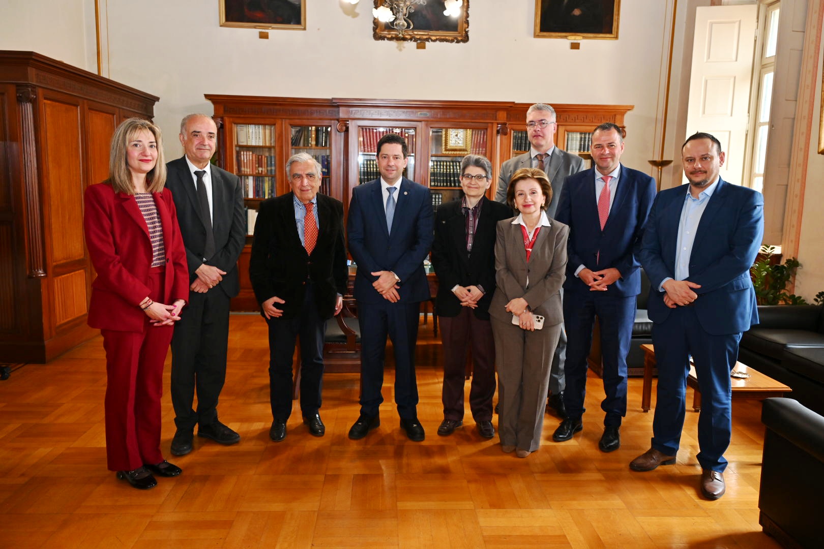 Οι συμμετέχοντες στην υπογραφή του μνημονίου συνεργασίας